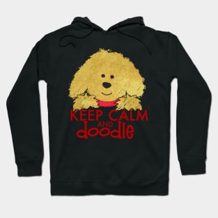 Keep Calm and Doodle - Goldendoodle Hoodie